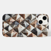 Luxury 3D Marble Geometric Phone Case - Elegant  (Rückseite (Horizontal))