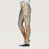 Luxury,Abstract Gold Black Brown Beige Leggings (Links)