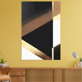 Luxury Abstract Golden Background Leinwanddruck (Insitu (Wohnzimmer))