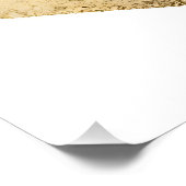 Luxury Abstract Golden Background Poster (Ecke)