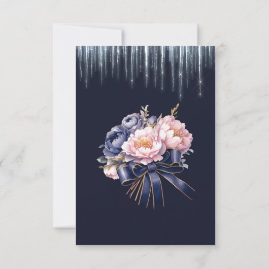 Luxury Adult Birthday Dankeskarte (Rückseite)