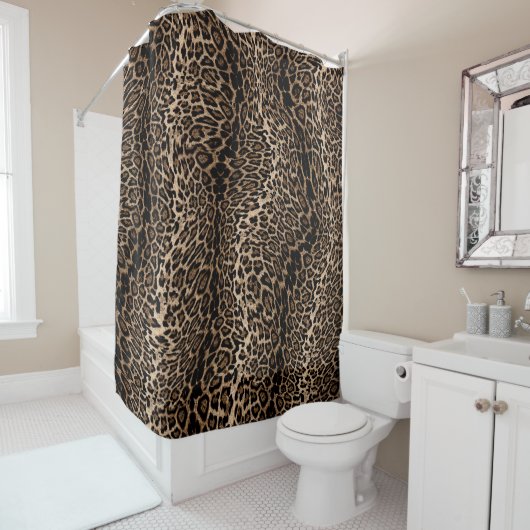 Luxury Animal Print bath curtain Duschvorhang (Beispiel)