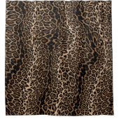 Luxury Animal Print bath curtain Duschvorhang (Vorderseite)