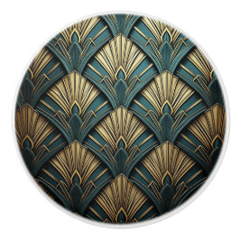 Luxury Art Deco Fan Design Keramikknauf