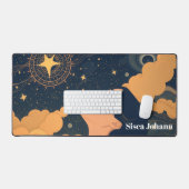 Luxury Art Deco Geometric Modern Office Schreibtischunterlage (Tastatur & Maus)