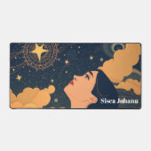 Luxury Art Deco Geometric Modern Office Schreibtischunterlage (Vorderseite)