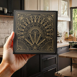 Luxury Art Deco Geometric Pat#2 ID1196 Fliese