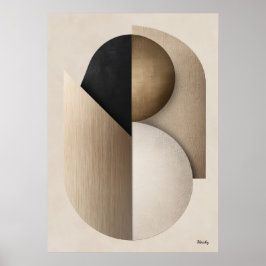 Luxury Art Deco Geometric Wall Art | Minimal Poster