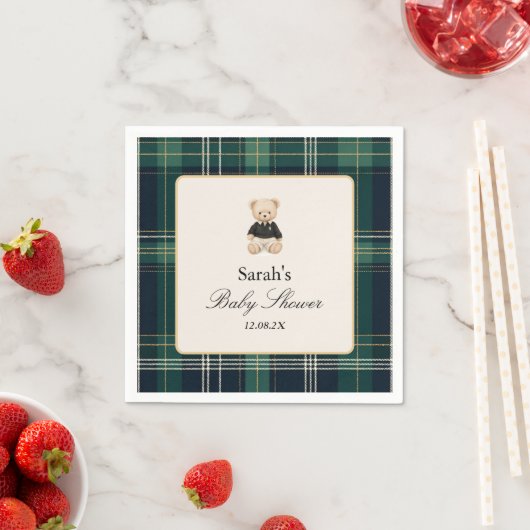 Luxury Baby Shower Boy Serviette (Beispiel)