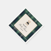 Luxury Baby Shower Boy Serviette (Ecke)