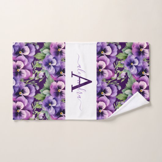 Luxury Bath Towel Set | Pamper Yourself w/ Flowers (Handtuch)