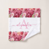 Luxury Bath Towel Set | Pamper Yourself w/ Flowers (Waschlappen)