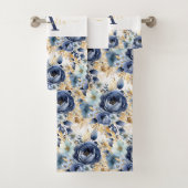 Luxury Bath Towel Set | Pamper Yourself w/ Flowers (Insitu)