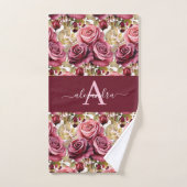 Luxury Bath Towel Set | Pamper Yourself w/ Flowers (Handtuch)