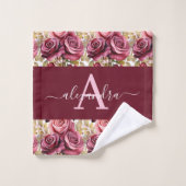 Luxury Bath Towel Set | Pamper Yourself w/ Flowers (Waschlappen)