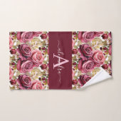 Luxury Bath Towel Set | Pamper Yourself w/ Flowers (Handtuch)