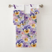 Luxury Bath Towel Set | Pamper Yourself w/ Flowers (Insitu)