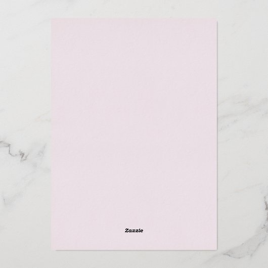 Luxury Birthday Einladung (Rückseite)