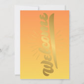 Luxury Birthday Einladung - Stilvolle Skripte & 3D (Rückseite)