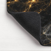 Luxury Black and Gold Marble Mouse Pad Mousepad (Ecke)