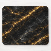 Luxury Black and Gold Marble Mouse Pad Mousepad (Vorne)
