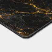 Luxury Black and Gold Marble Mouse Pad Schreibtischunterlage (Ecke)