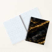 Luxury Black and Gold Marble Spiral Notebook Notizblock (Innenseite)