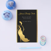 Luxury Black & Gold Minimal Luxury Flyer (Einzeln)