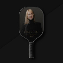Luxury Black Gold Real Anwesen Werbeaktion Pickleball Schläger