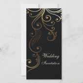 luxury  Black Invitation (Rückseite)