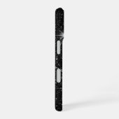 Luxury Black Night Sky Starry Sparkle iPhone 16 Ca Hülle (Rechte Seite)