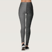 Luxury Black Silver Leggings (Rückseite)