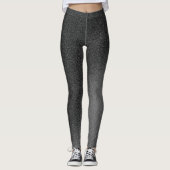 Luxury Black Silver Leggings (Vorderseite)