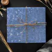 Luxury Blue Glitzer Sparkle Geschenkpapier Set