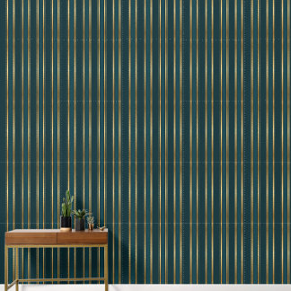 Luxury Blue Green Gold Stripe Wallpaper Pattern Tapete