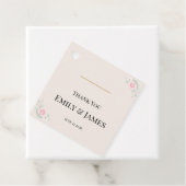 Luxury Blush Wedding  Geschenkanhänger (Beispiel)