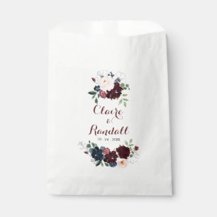 Luxury Boho farbenfrohe Blumenhochzeit Geschenktütchen