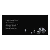 Luxury Brilliant Diamonds New Year 2025 Discount Werbekarte (Hinten)