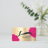 Luxury Brows Visitenkarte (Stehend Vorderseite)