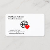 Luxury Business Cards | Minimalist | Modern Maker Visitenkarte (Vorderseite)