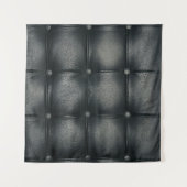 Luxury Buttoned Leather Texture Wandteppich (Vorderseite (Horizontal))