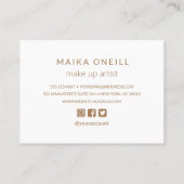 Luxury Champagne Bokeh danke Ihnen für Ihren Kauf Visitenkarte (Rückseite)