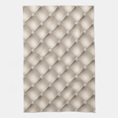 Luxury Champagne Diamond gepolstertes Muster Geschirrtuch (Vertikal)