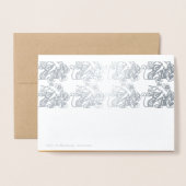 Luxury Chinese Rat Year 2020 papierschneide Frücht Folienkarte (Rückseite mit Umschlag)