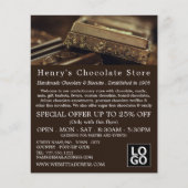 Luxury Chocolate, Confectionery Supplies Advert Flyer (Vorne)