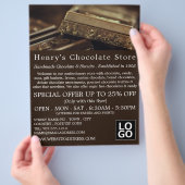 Luxury Chocolate, Confectionery Supplies Advert Flyer (Hand)