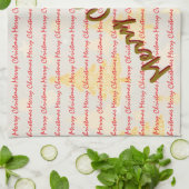 Luxury Christmas Christmas Trees Festive Geschirrtuch (Gefaltet)