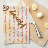 Luxury Christmas Christmas Trees Festive Geschirrtuch (Viertel Falte)