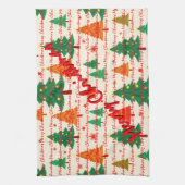 Luxury Christmas Christmas Trees Festive Geschirrtuch (Vertikal)