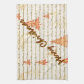 Luxury Christmas Christmas Trees Festive Geschirrtuch (Vertikal)